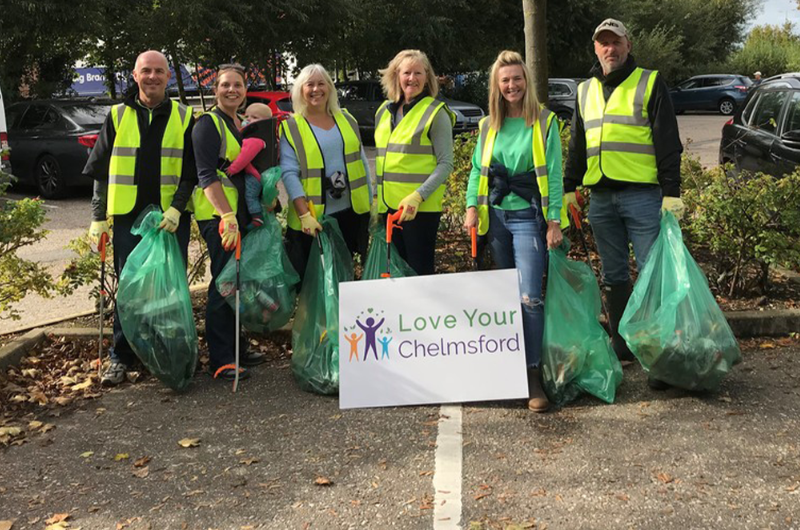 river clean up litter picking love your chelmsford