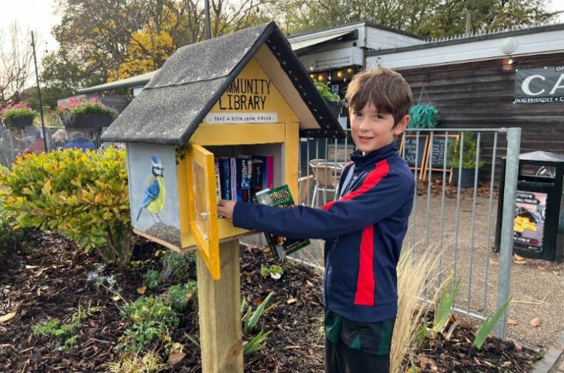 Community book box central park- child